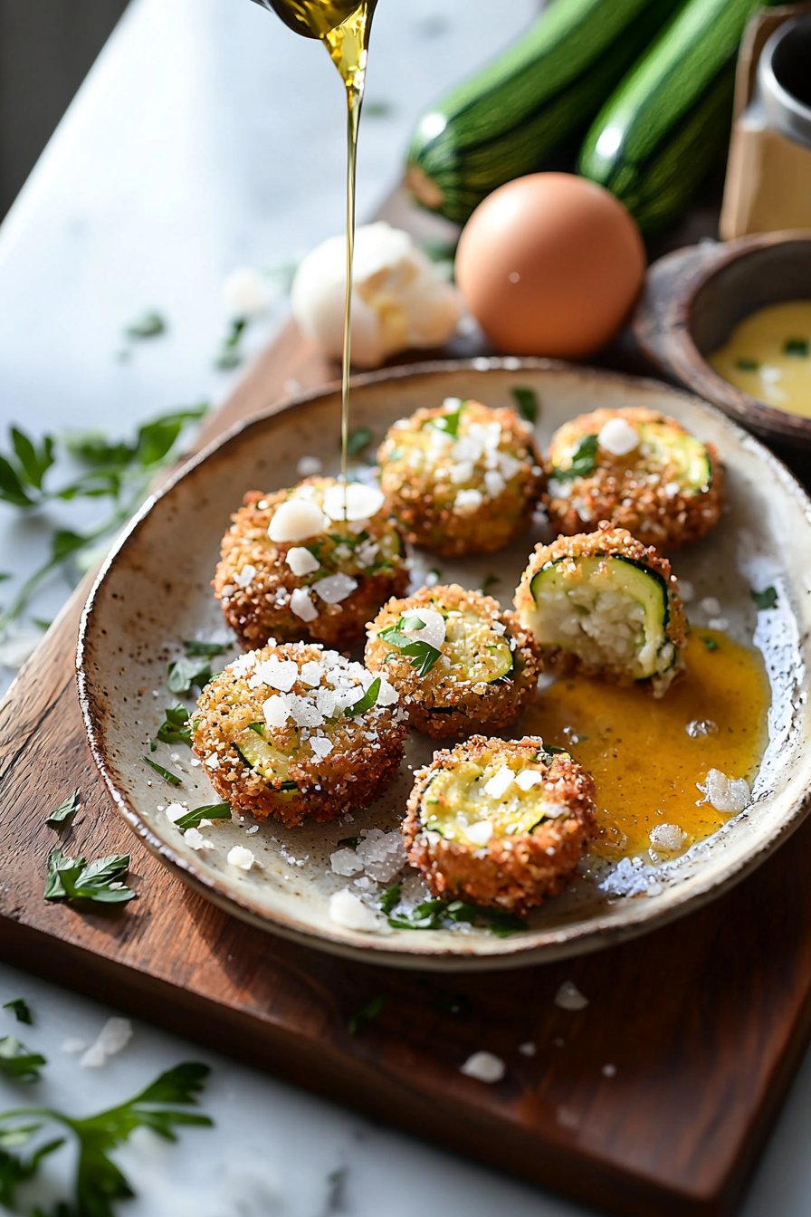 Italian-Inspired Zucchini Garlic Bites