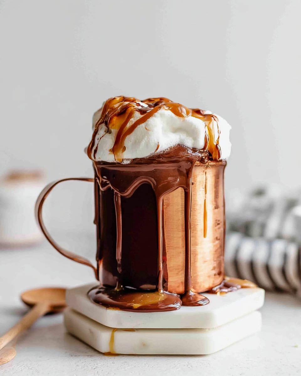 Fluffernutter Hot Cocoa - Cookie Dough and Oven Mitt