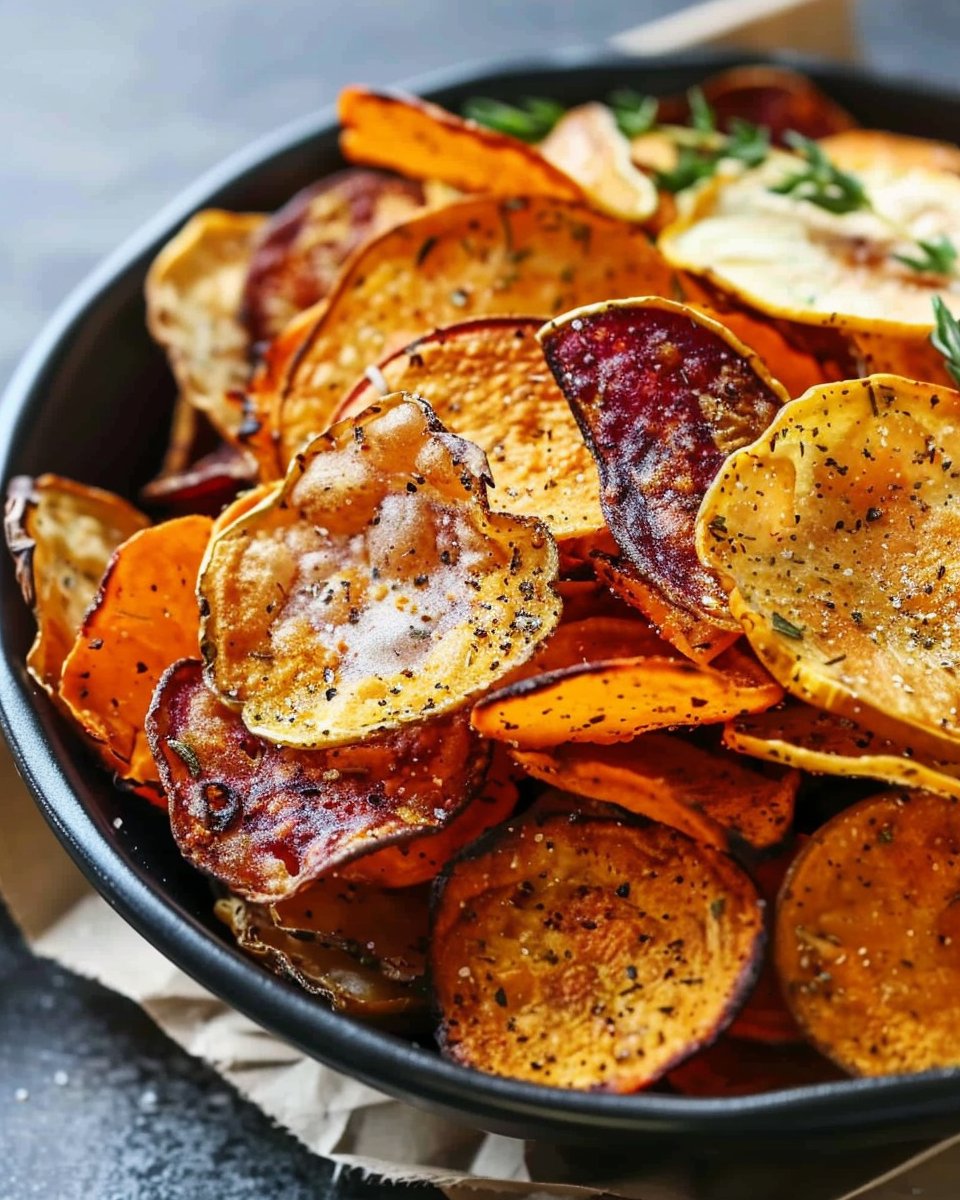 Oven-Roasted Veggie Chips