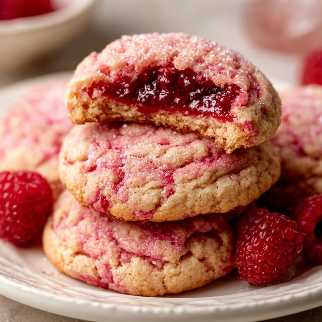 Raspberry Sugar Cookies