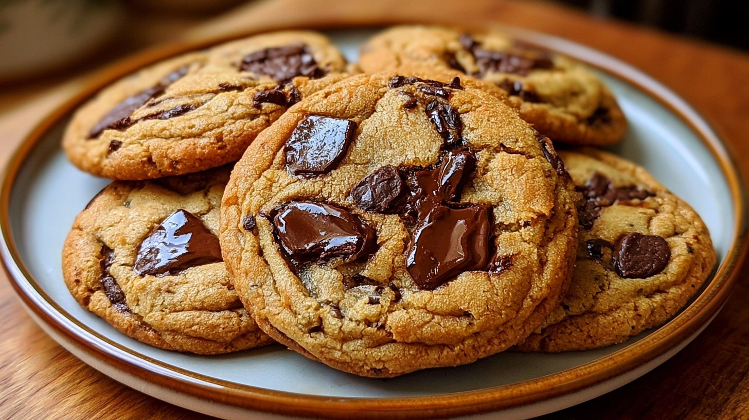 Brown Butter Sourdough Discard Chocolate Chip Cookies