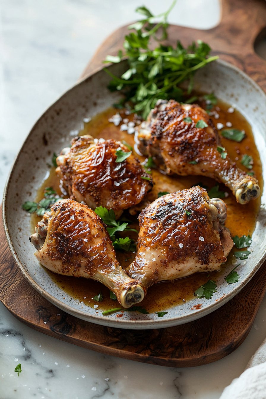 Baked Chicken Leg Quarters