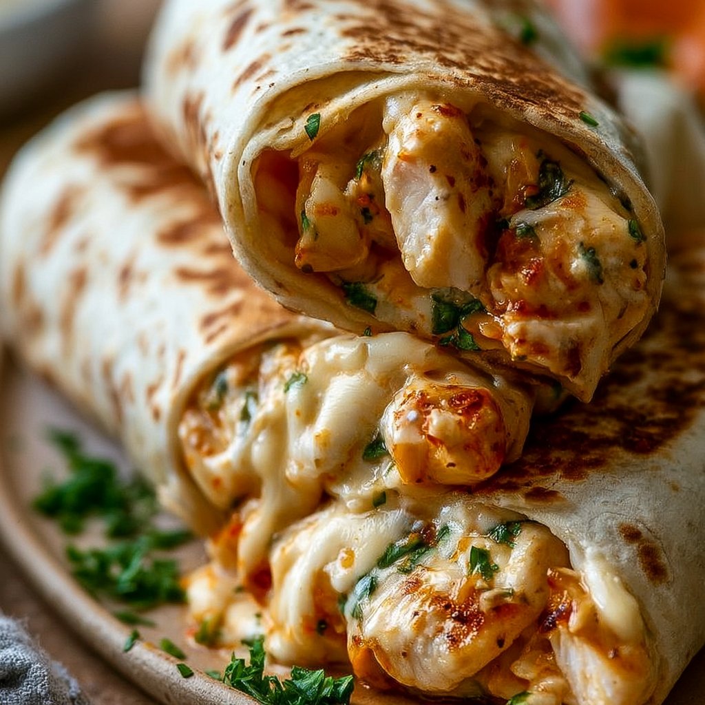 Schnelle Käse-Knoblauch-Hähnchen-Wraps: Ein Unglaubliches Ultimatives Rezept
