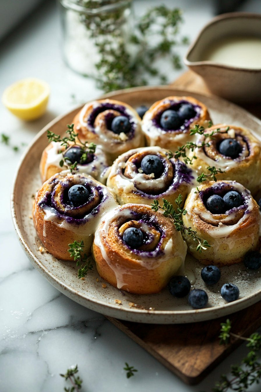 Blaubeer-Zimt-Brötchen