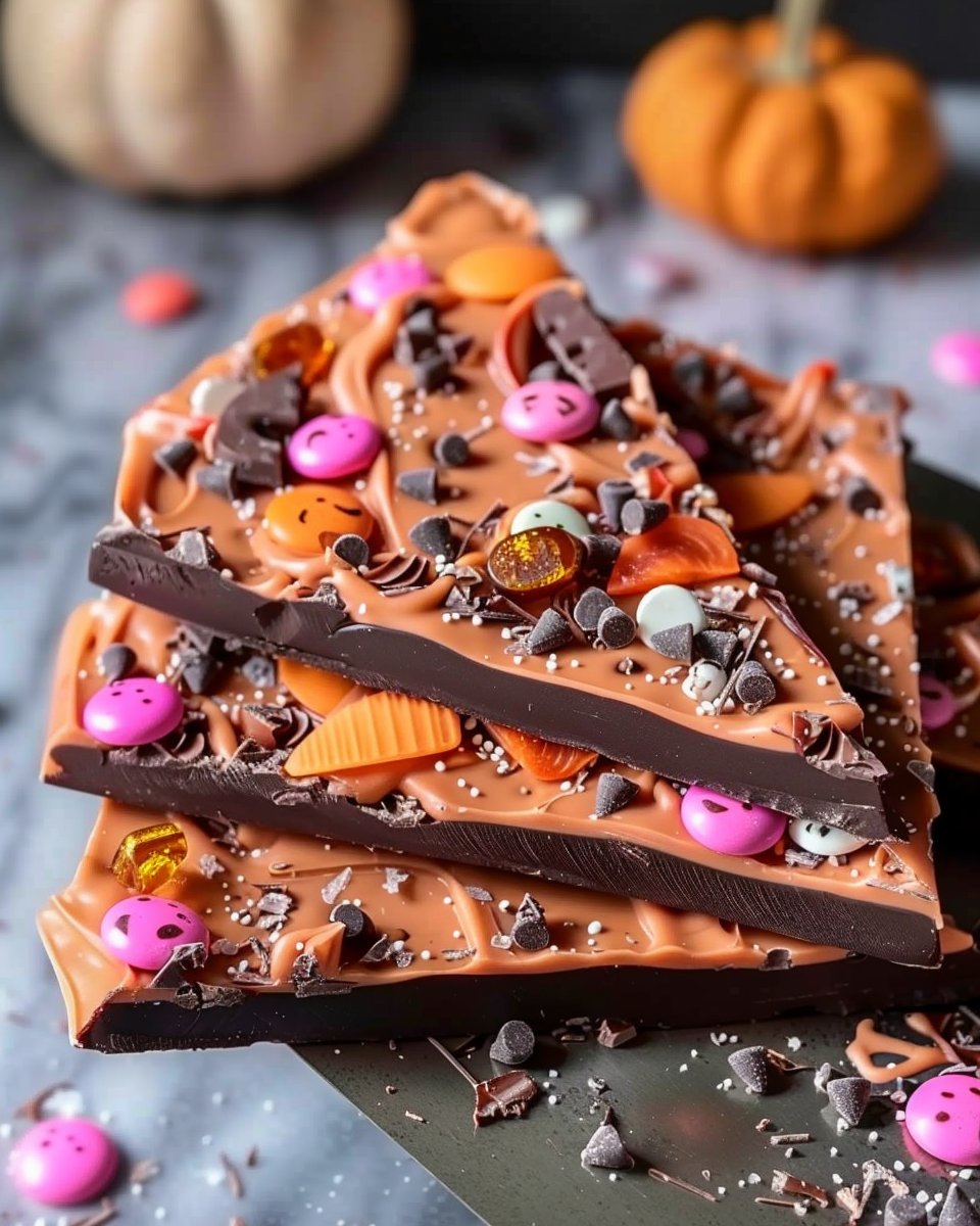 Halloween Chocolate Bark