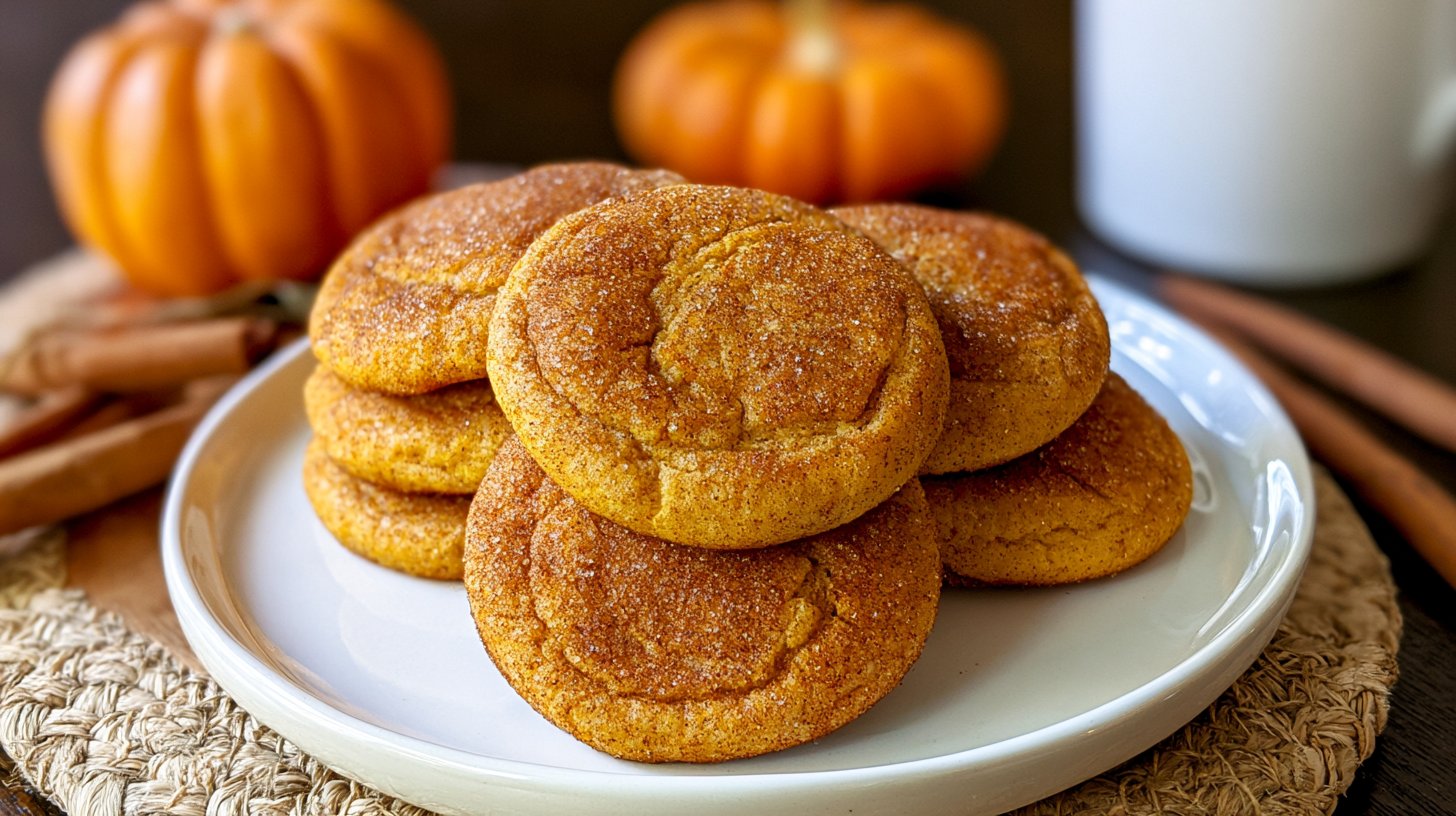 The Best Pumpkin Snickerdoodles