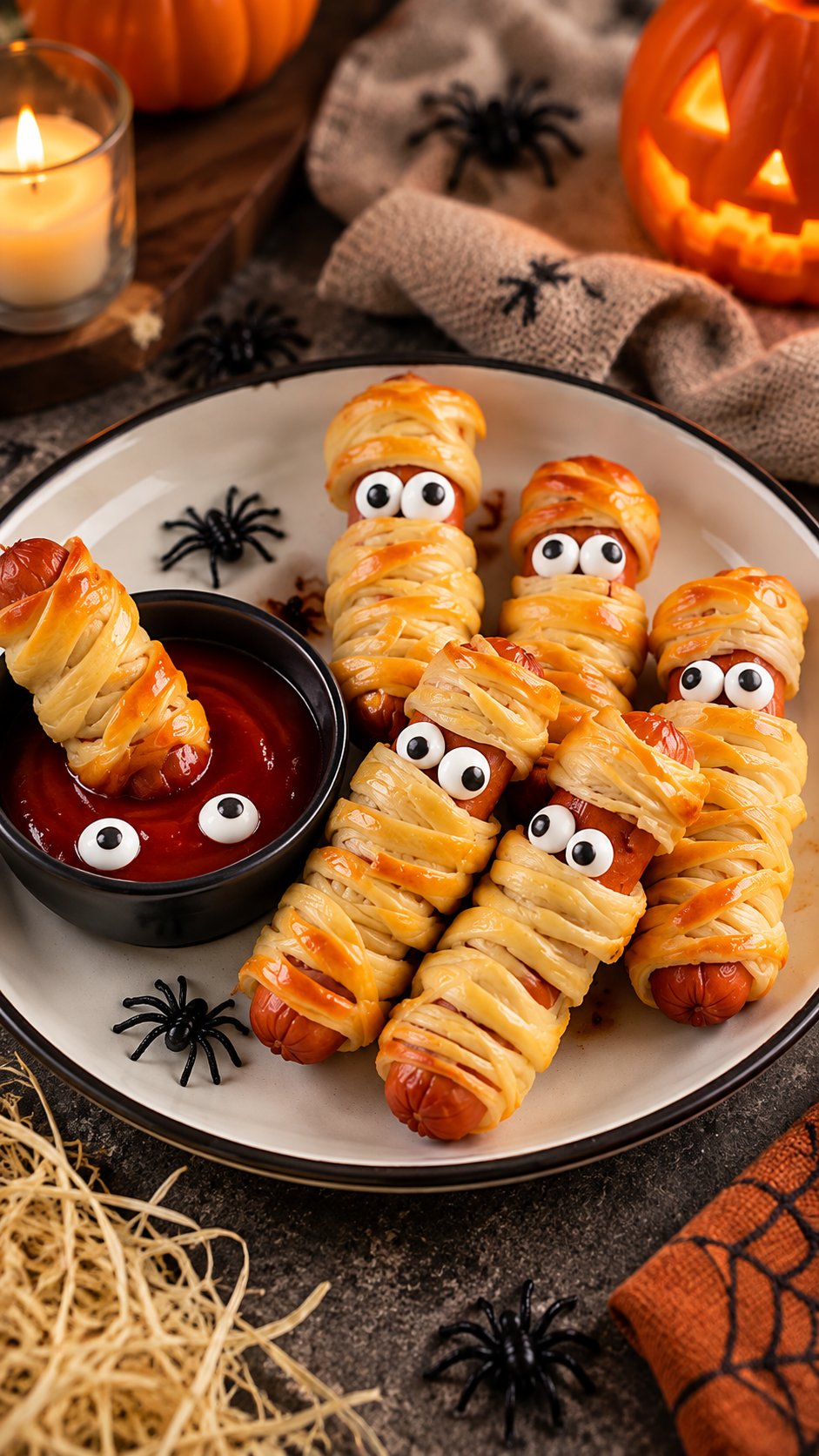 Saucisses Momie Halloween (feuilletées) : la meilleure recette
