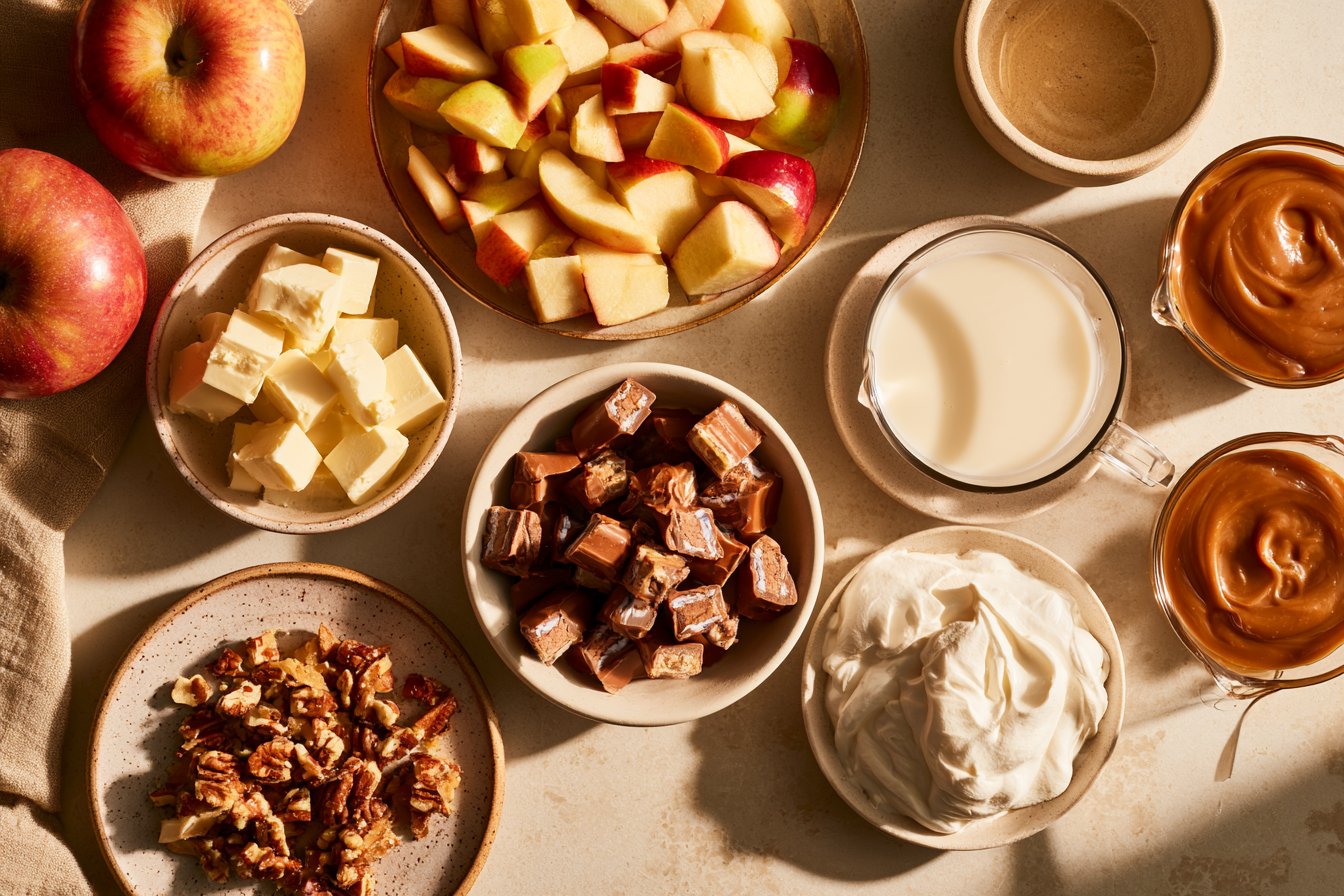 Snickers Caramel Apple Salad