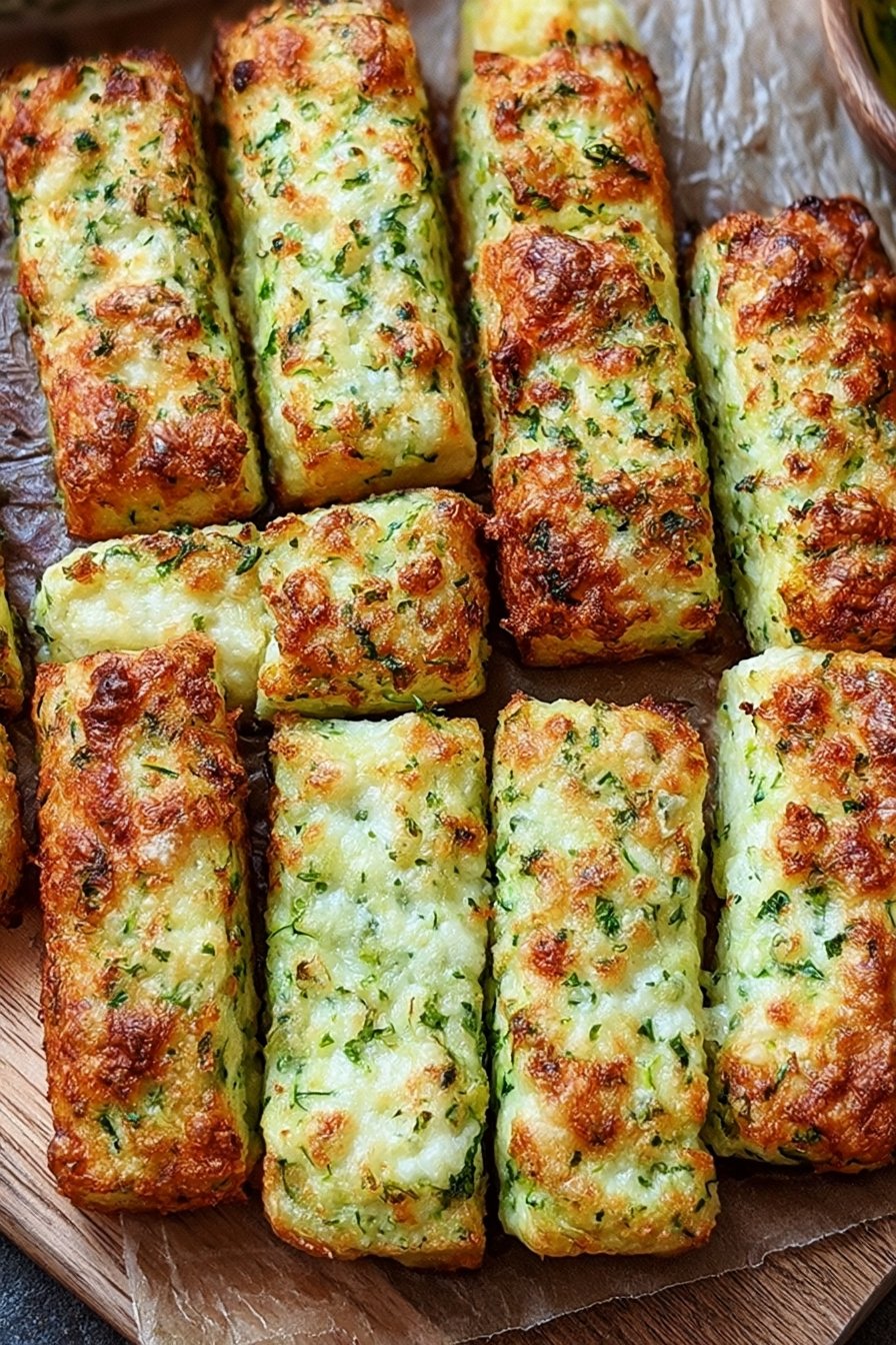 Easy Zucchini Breadsticks