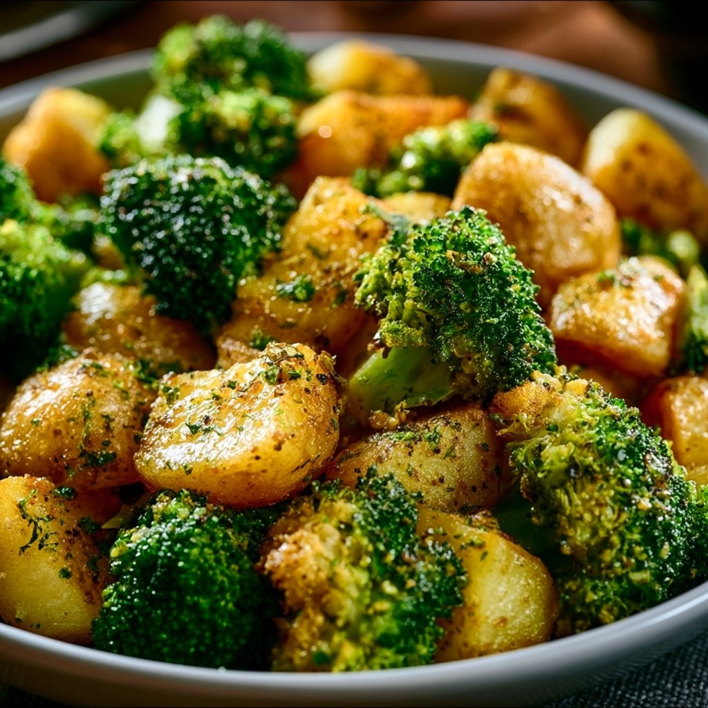 Knusprige Brokkoli-Kartoffeln