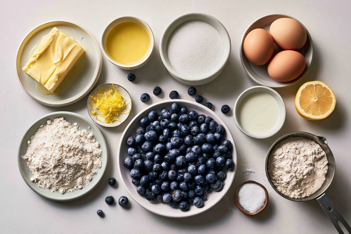 Lemon Blueberry Pound Cake