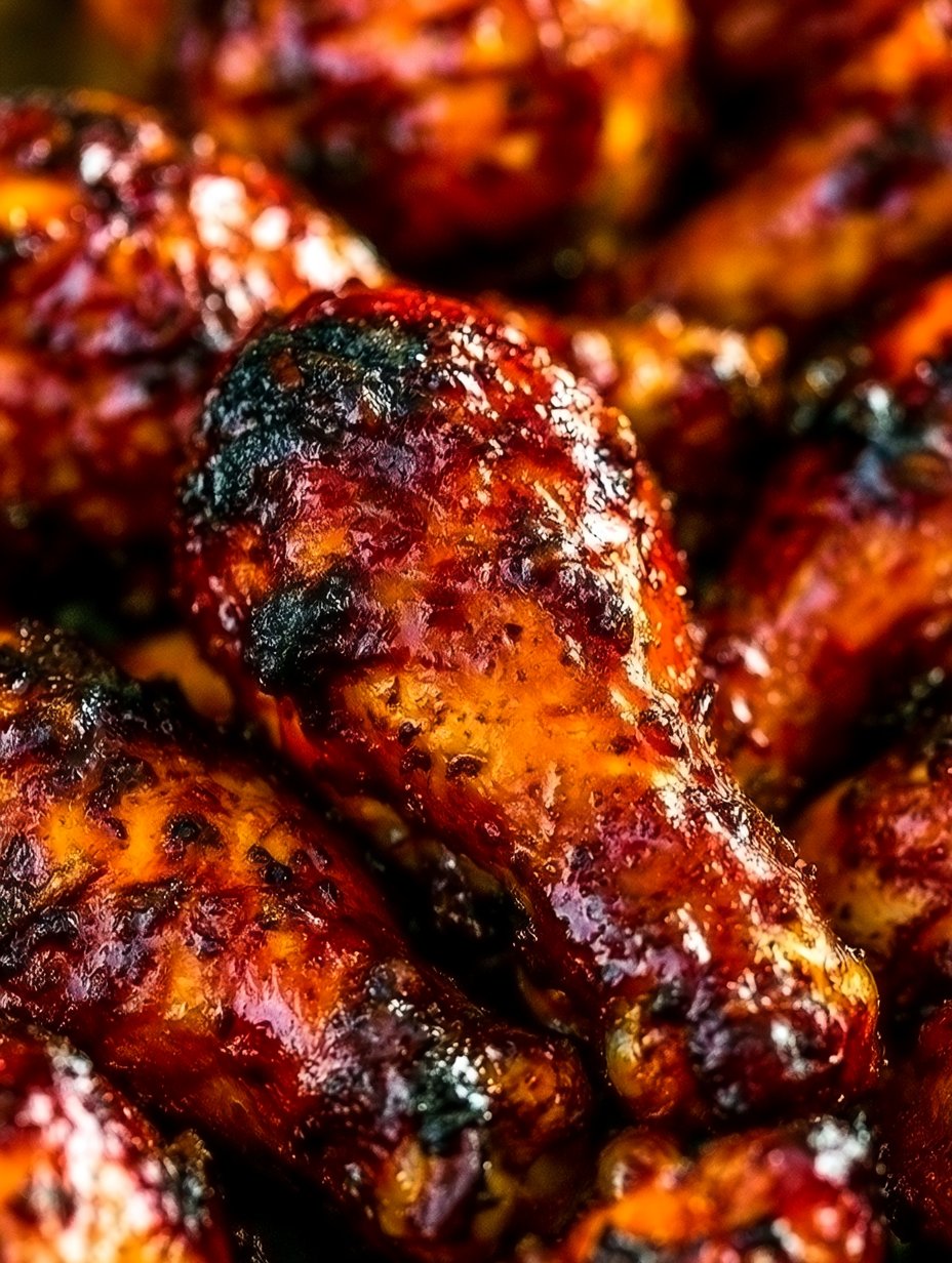 Ala de pollo al horno a la barbacoa