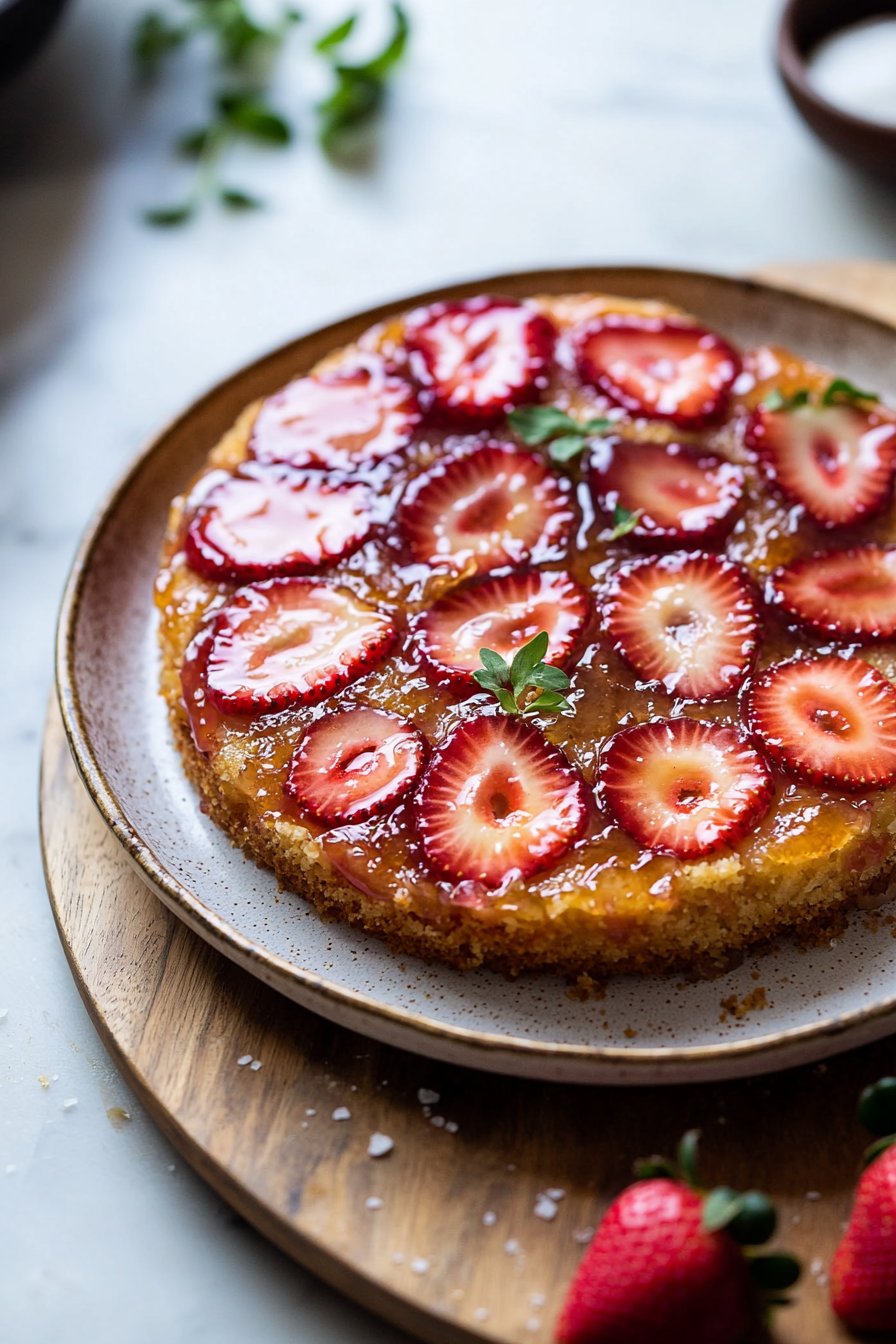 Strawberry Upside-Down Cake