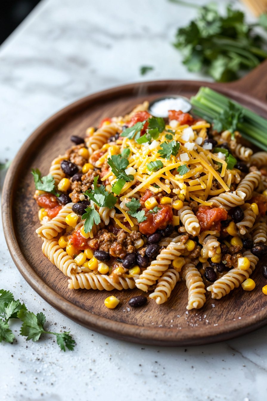 High-Protein Taco Pasta