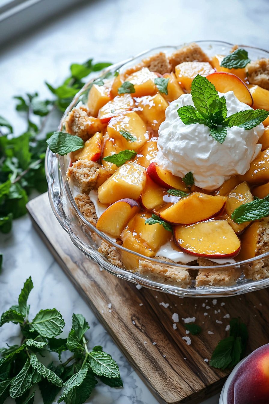 Peach Trifle