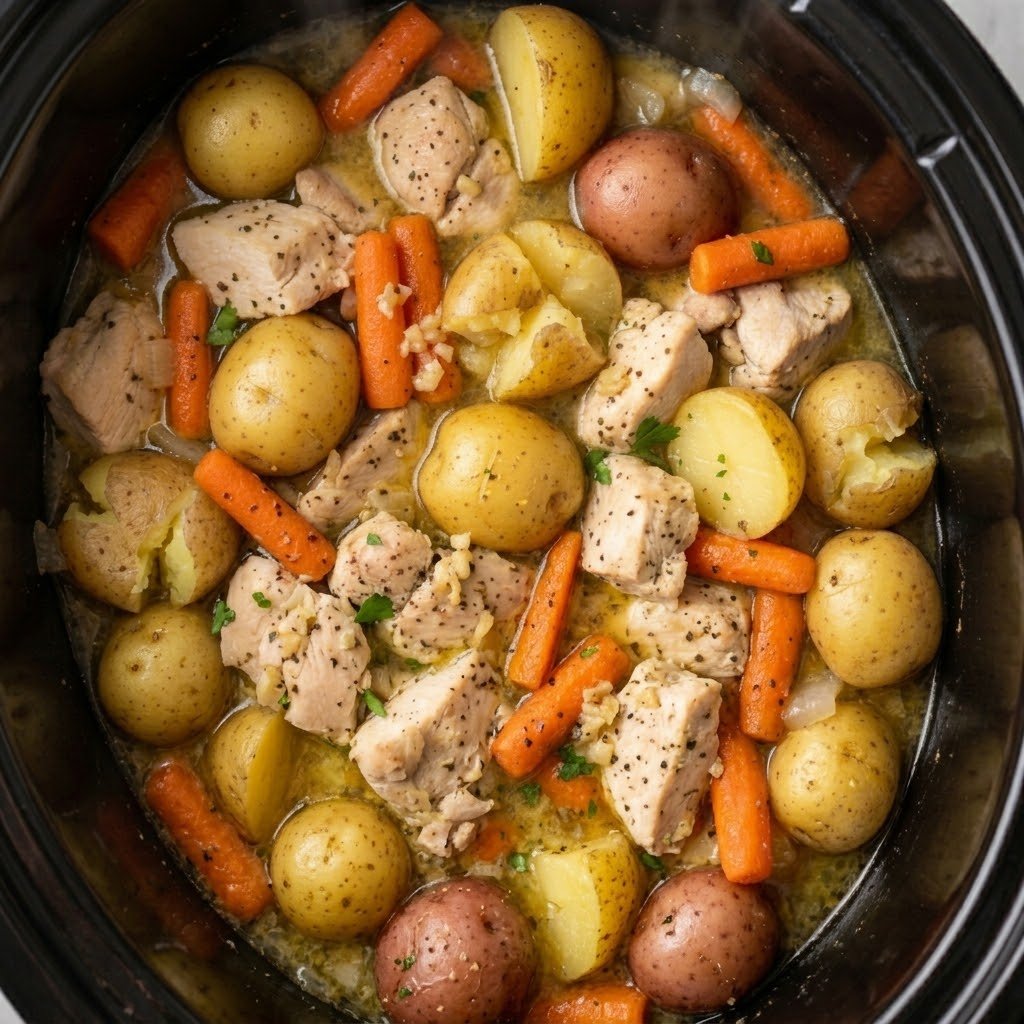 Crockpot Chicken And Potatoes recipe