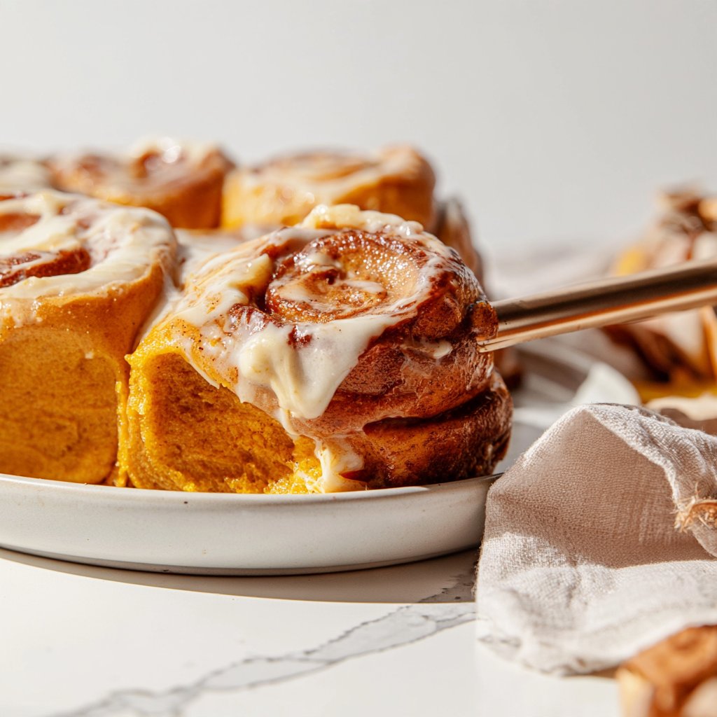 Pumpkin Cinnamon Rolls