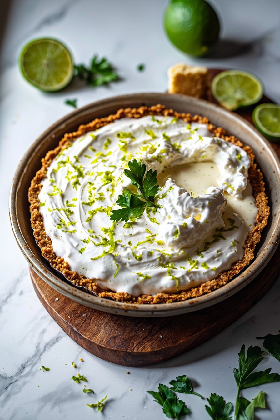 No-Bake Frozen Lime Pie