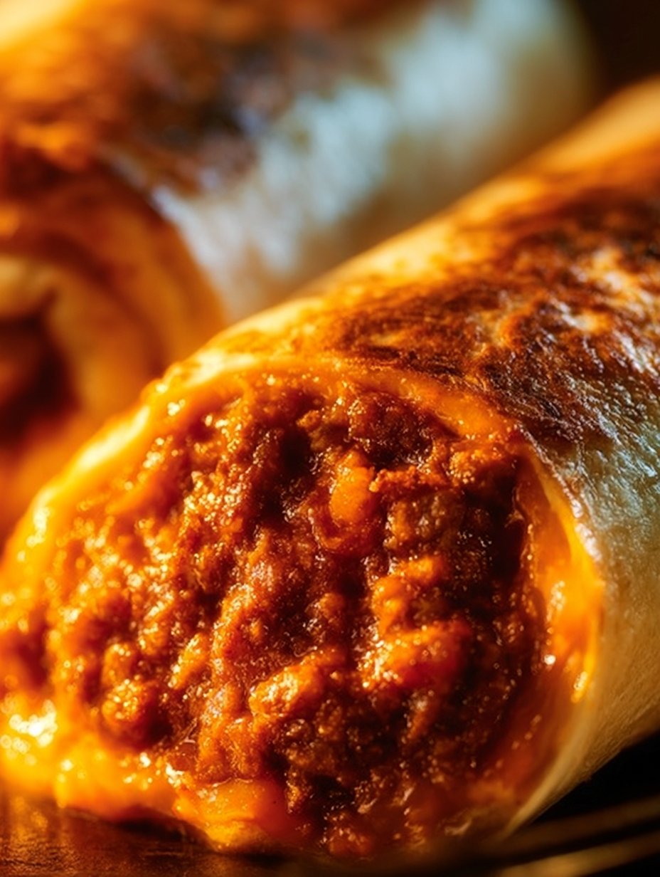 Chimichangas de Carne de Res y Queso