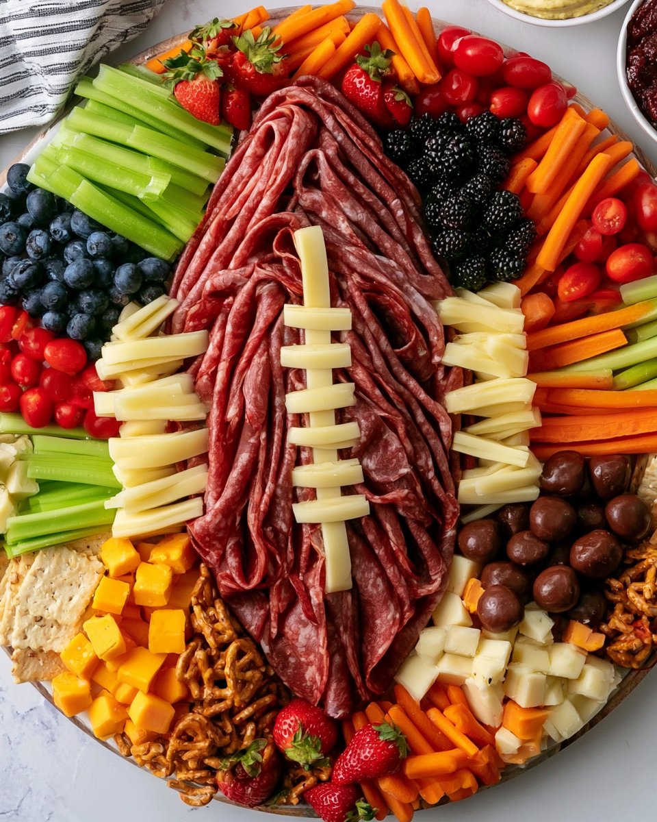 Football Charcuterie Board