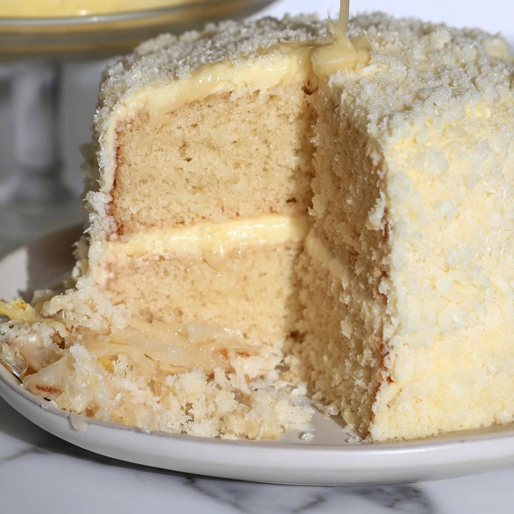 Italian Lemon Cream Cake