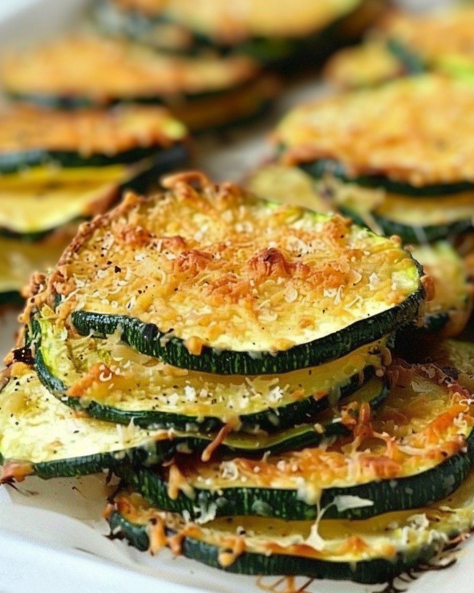 Baked Parmesan Zucchini Chips