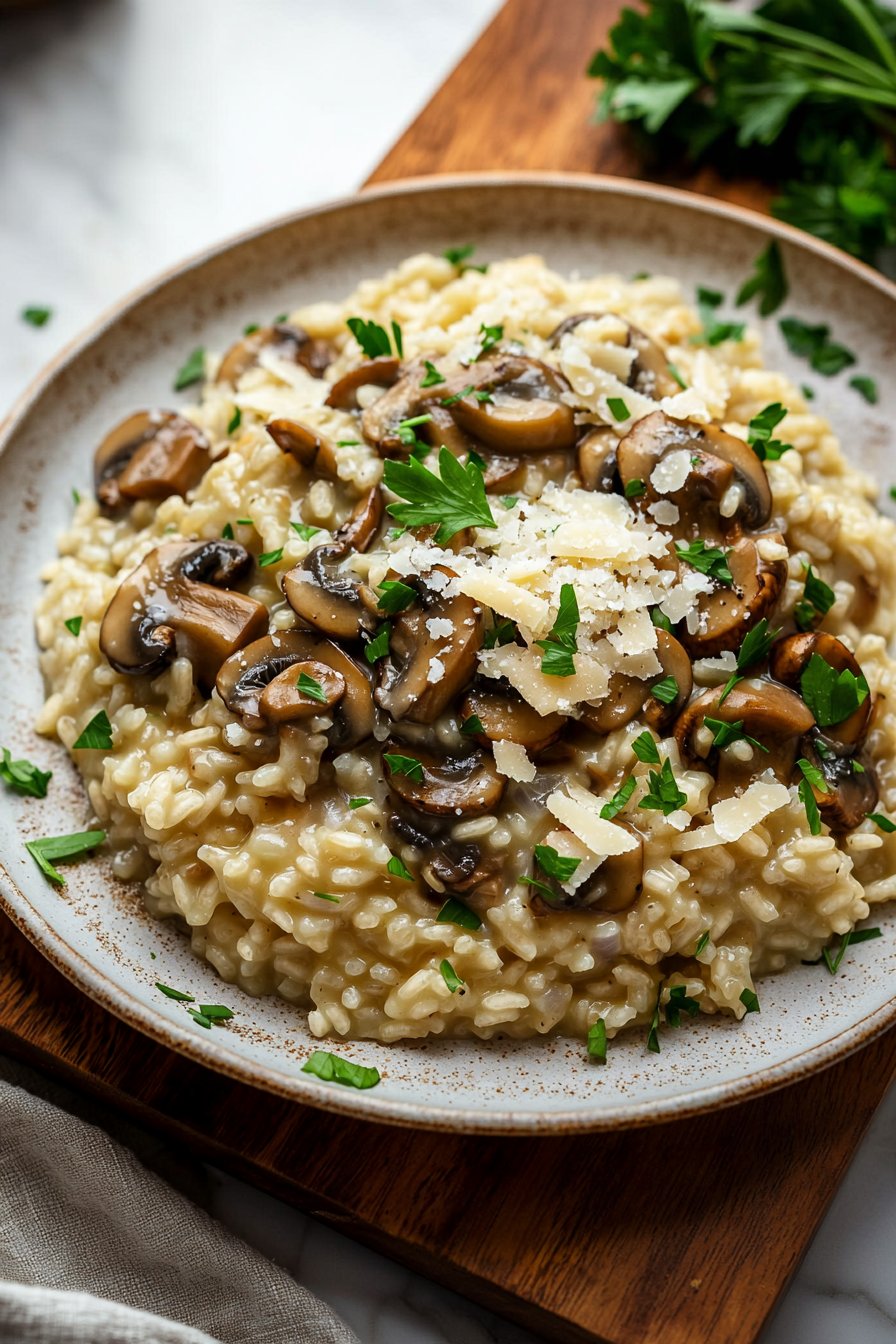 Mushroom Risotto