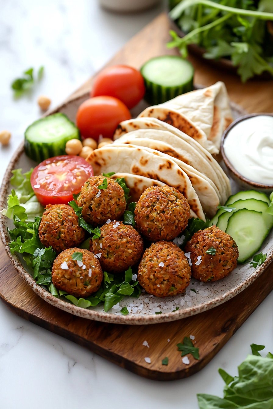 Easy Falafel Wrap