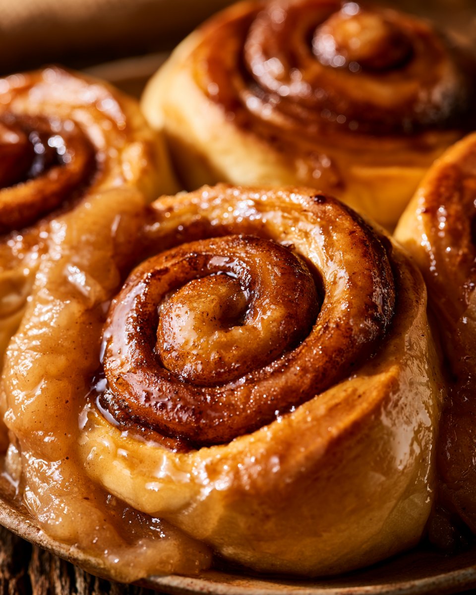 2 Zutaten Apfel-Zimt-Rolle Backen