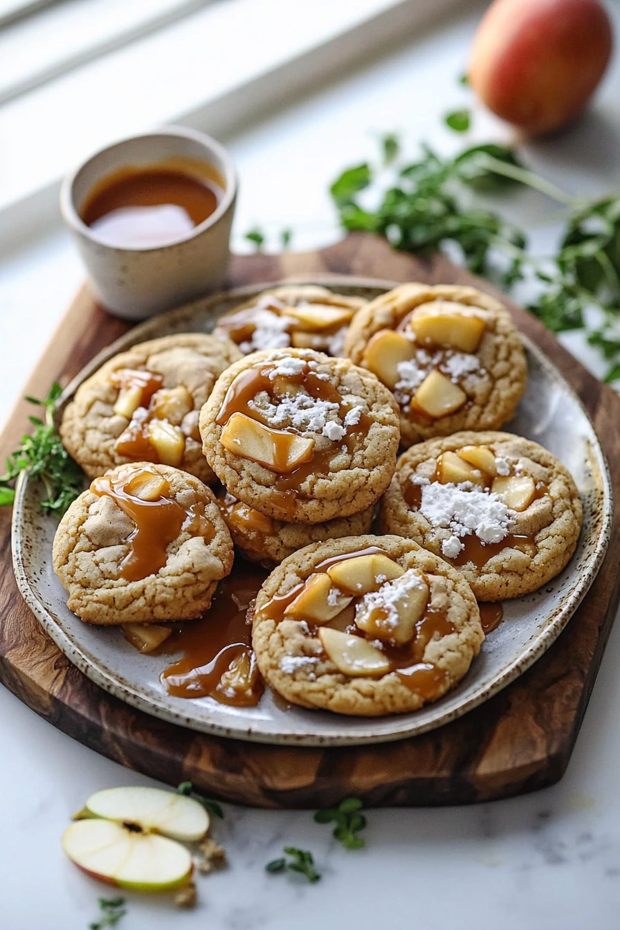 Apple Pie Caramel Cookies