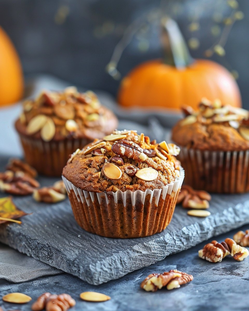Oat Flour Pumpkin Muffins 2 Oat Flour Pumpkin Muffins