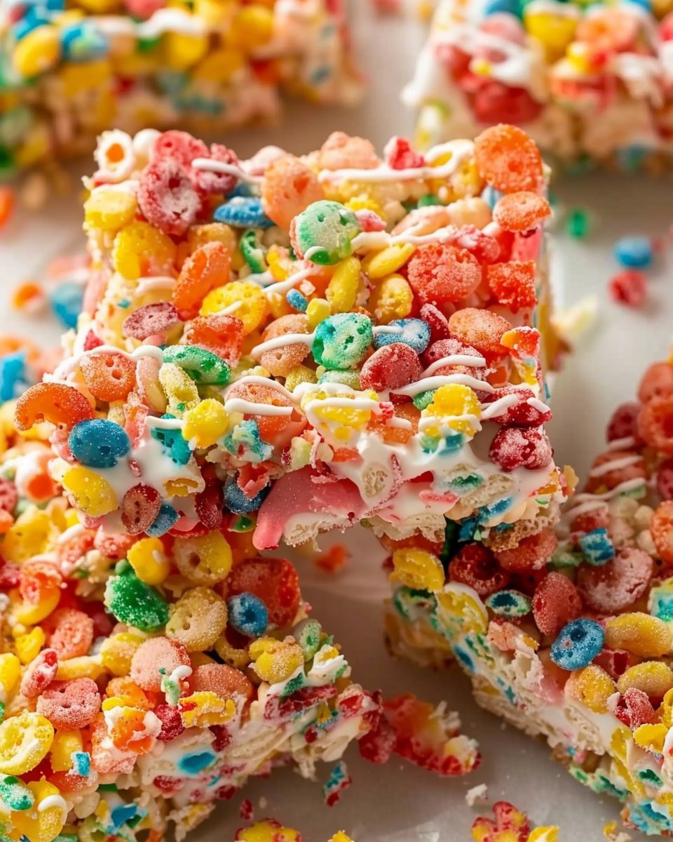 Fruity Pebbles Rice Krispie Treats
