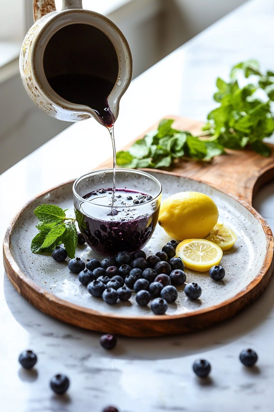 Homemade Blueberry Tea