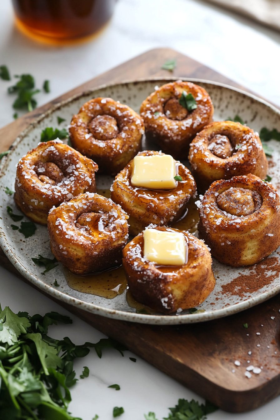 Cinnamon Roll French Toast Bites