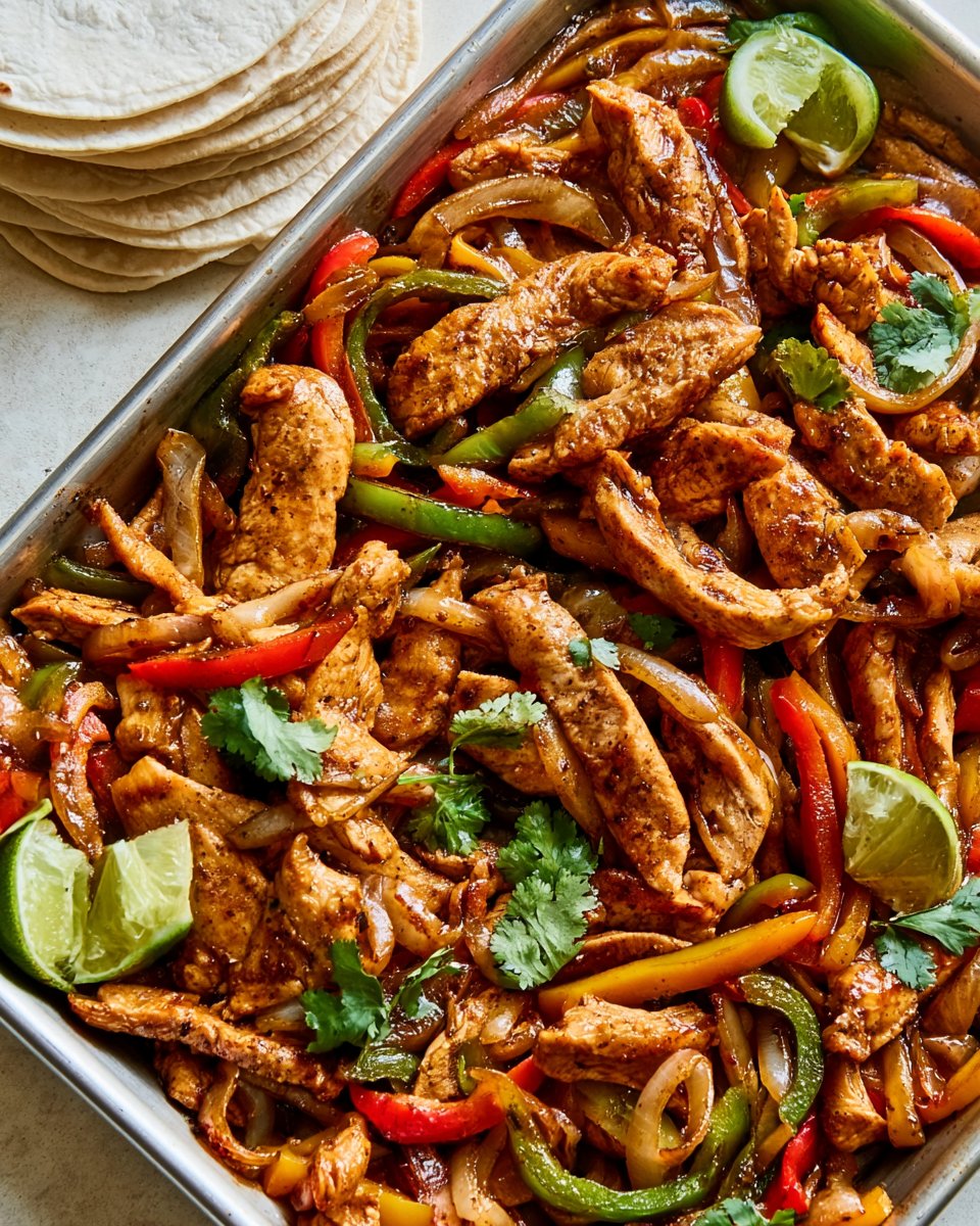 Skillet Chicken Fajitas