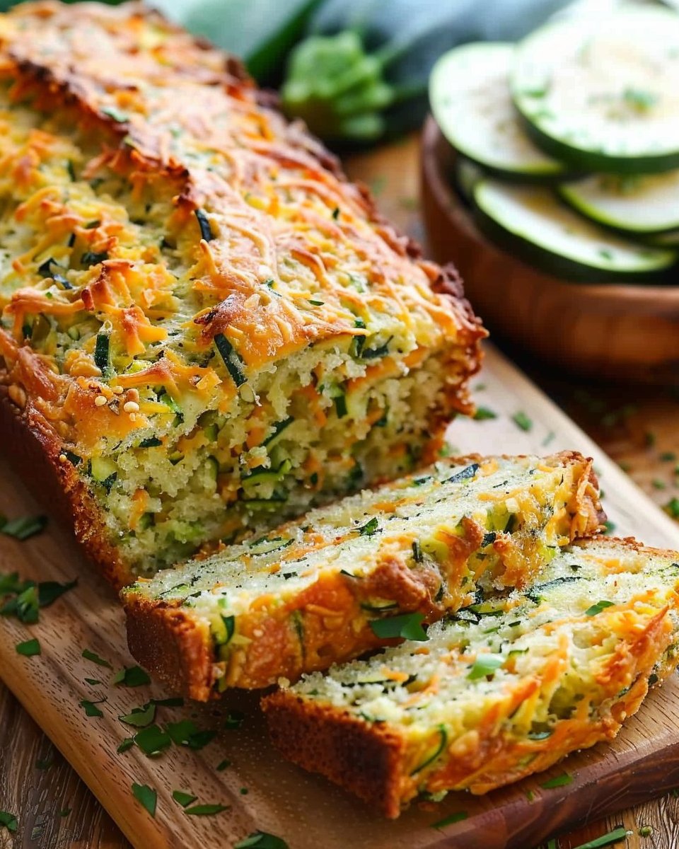 Zucchini Cheddar Bread