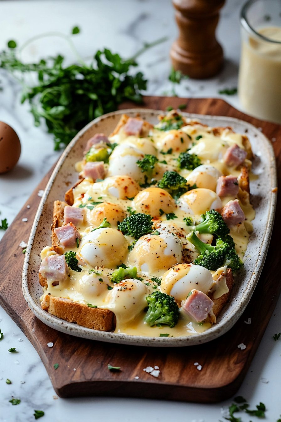 Eier Benedict Auflauf