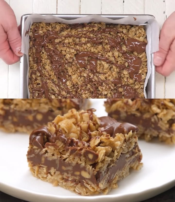 Oatmeal Chocolate Peanut Butter Bars