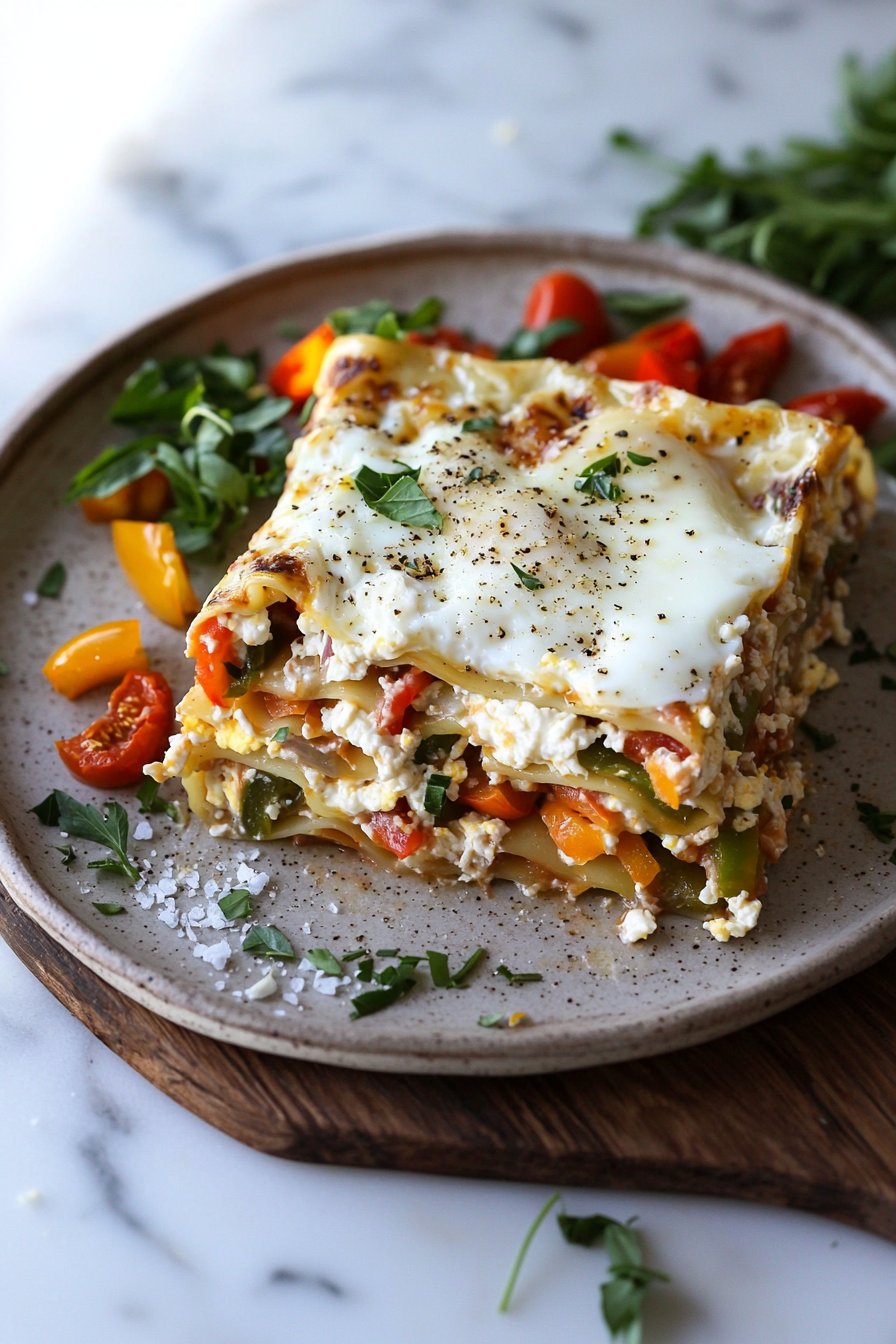 Breakfast Egg Lasagna