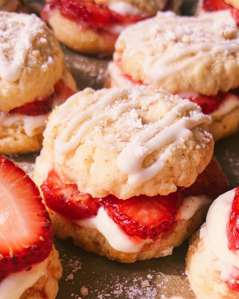 Strawberry Shortcake Cookies Recipe