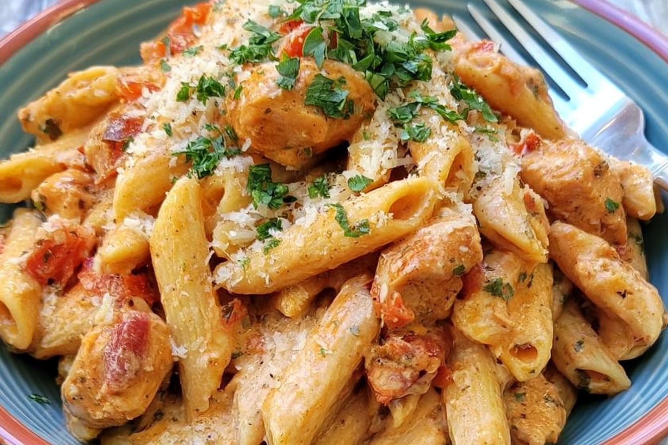 Southwest Alfredo Penne Pasta Easy 30 Minute Dinner