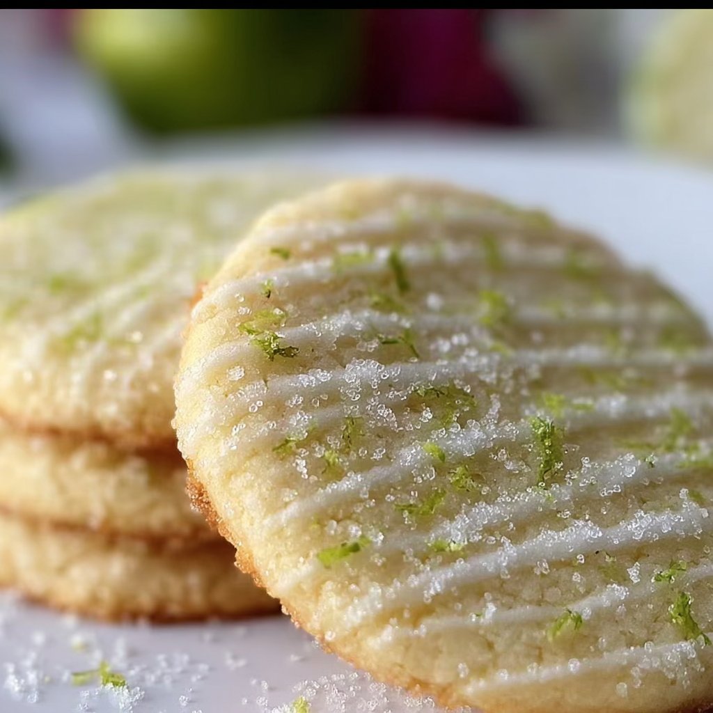Tangy Lime Sugar Cookies for a Refreshing Sweet Treat