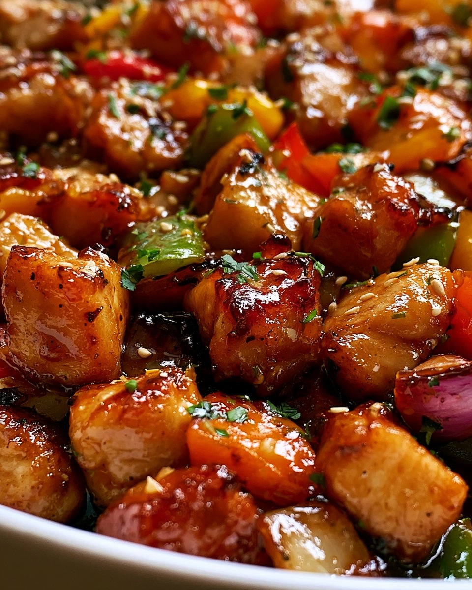 Hawaiian-Style Sheet Pan Chicken Dinner