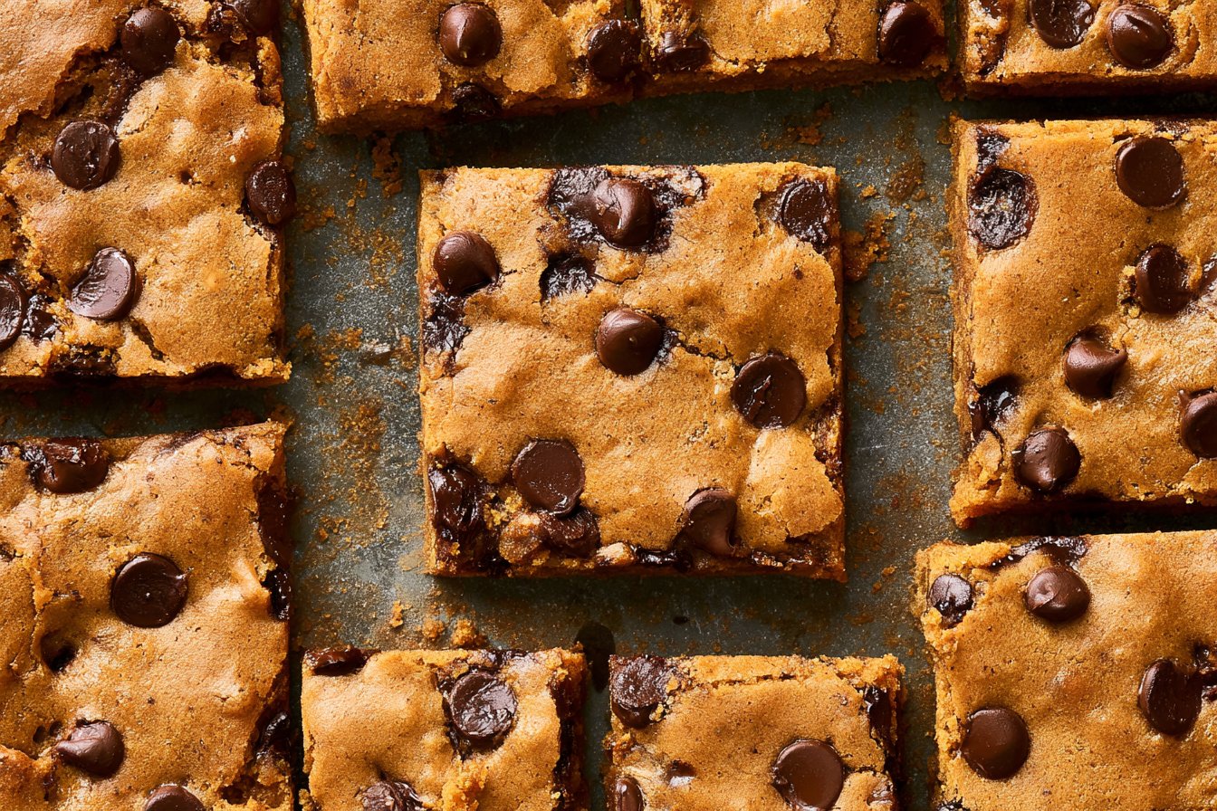 Pumpkin Chocolate Chip Bars - Browned Butter Blondie