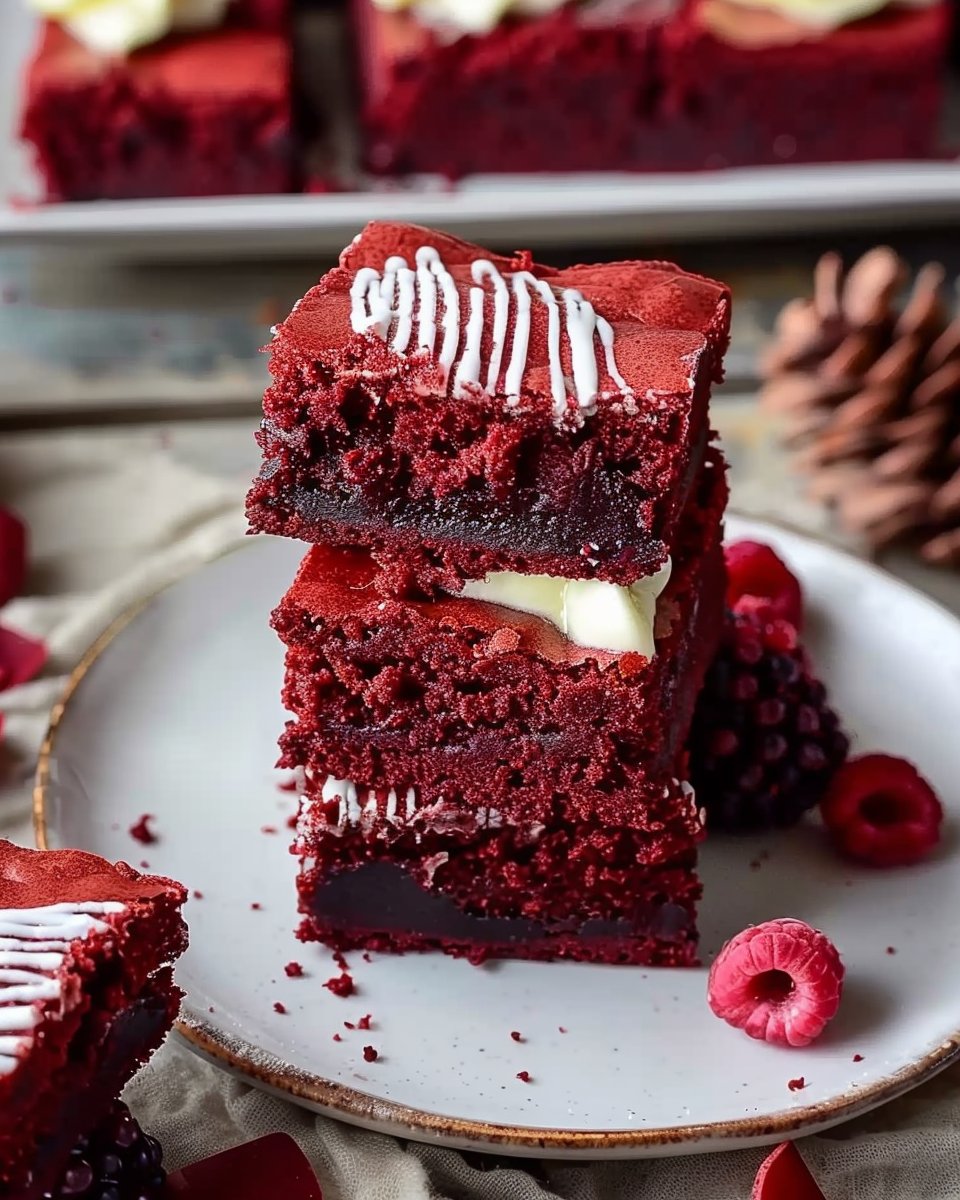 Red Velvet Brownies