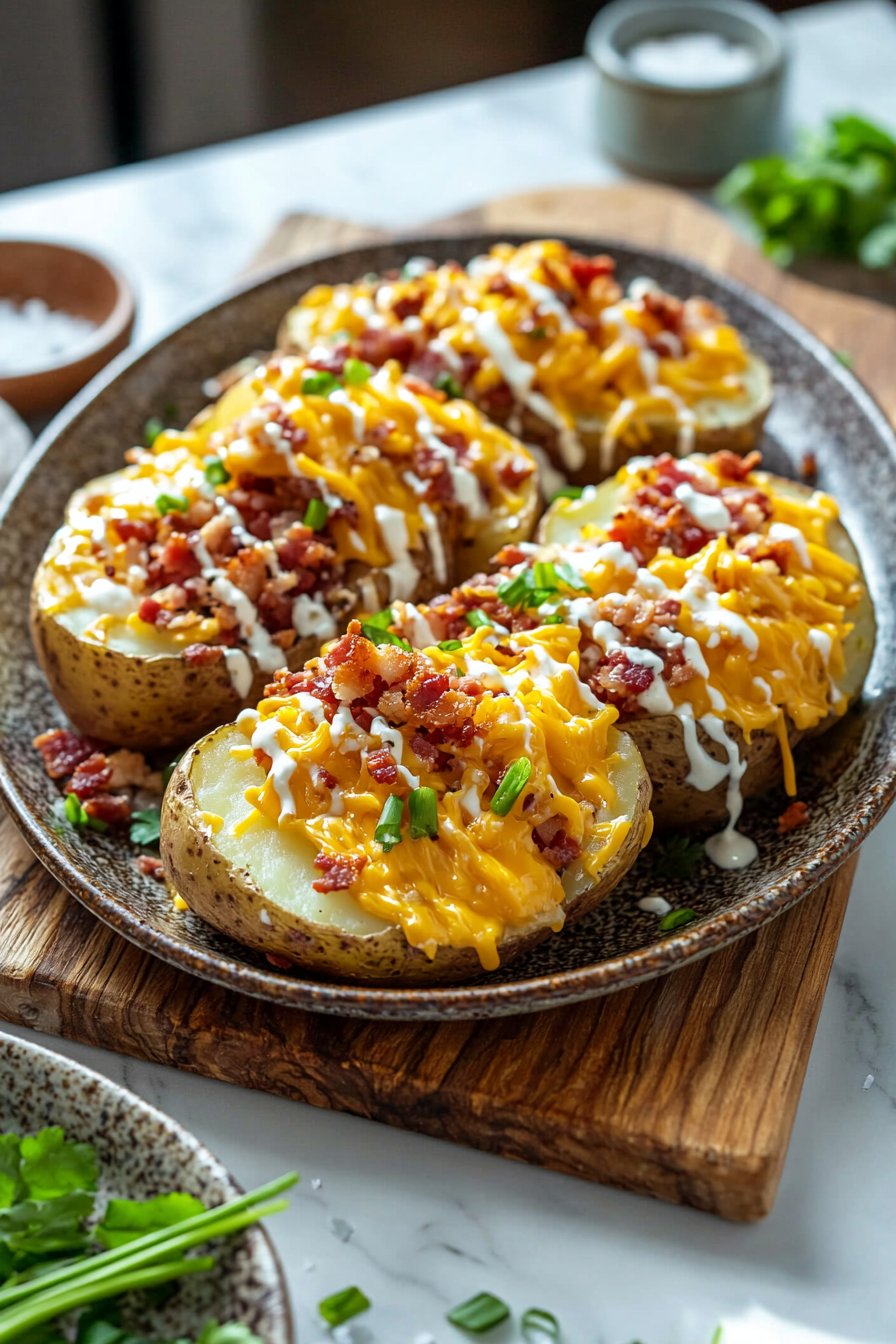 Twice-Baked Loaded Breakfast Potatoes