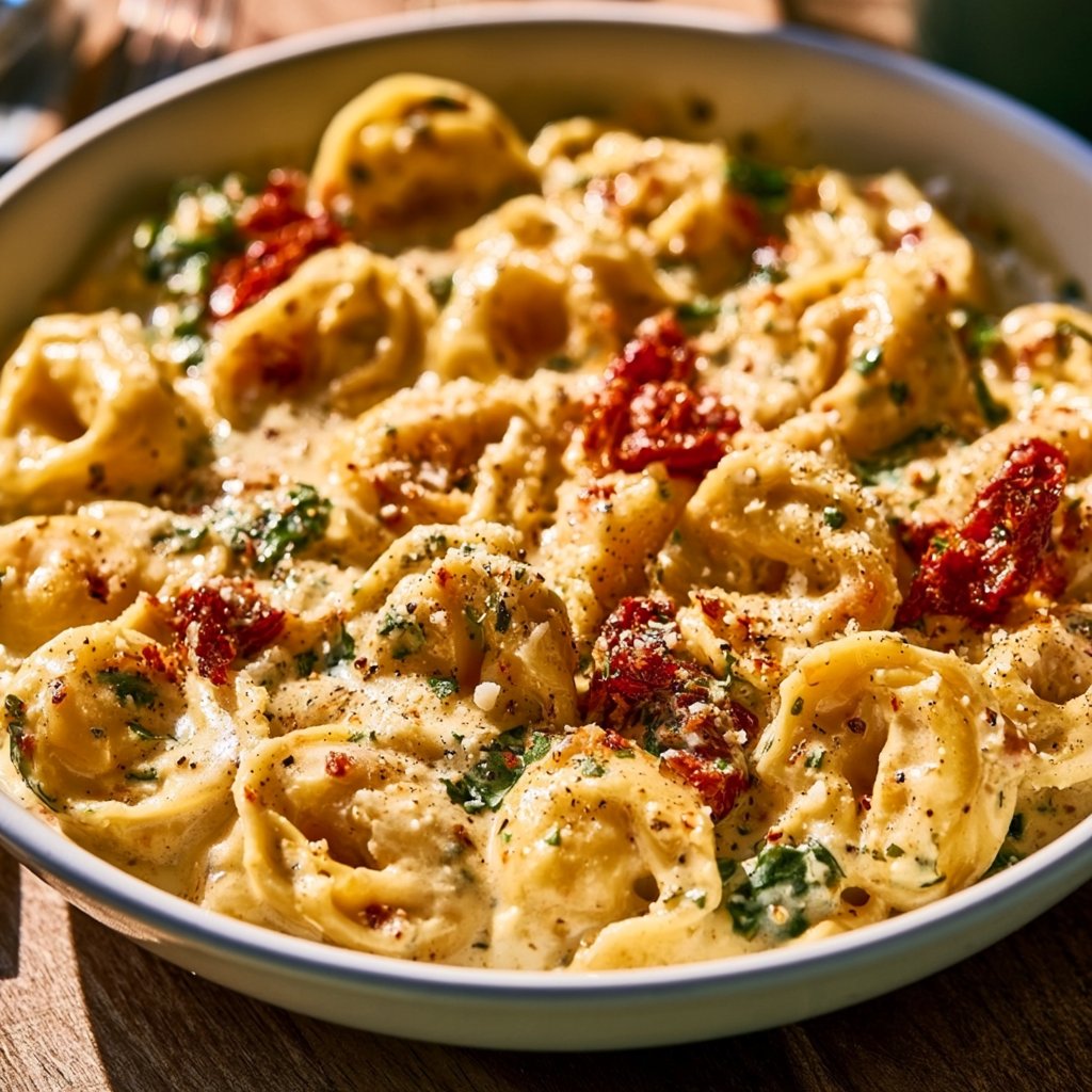 Cremige Ein-Pfannen Heirate Mich Tortellini