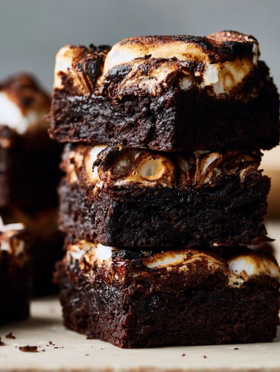 Brownies de malvavisco