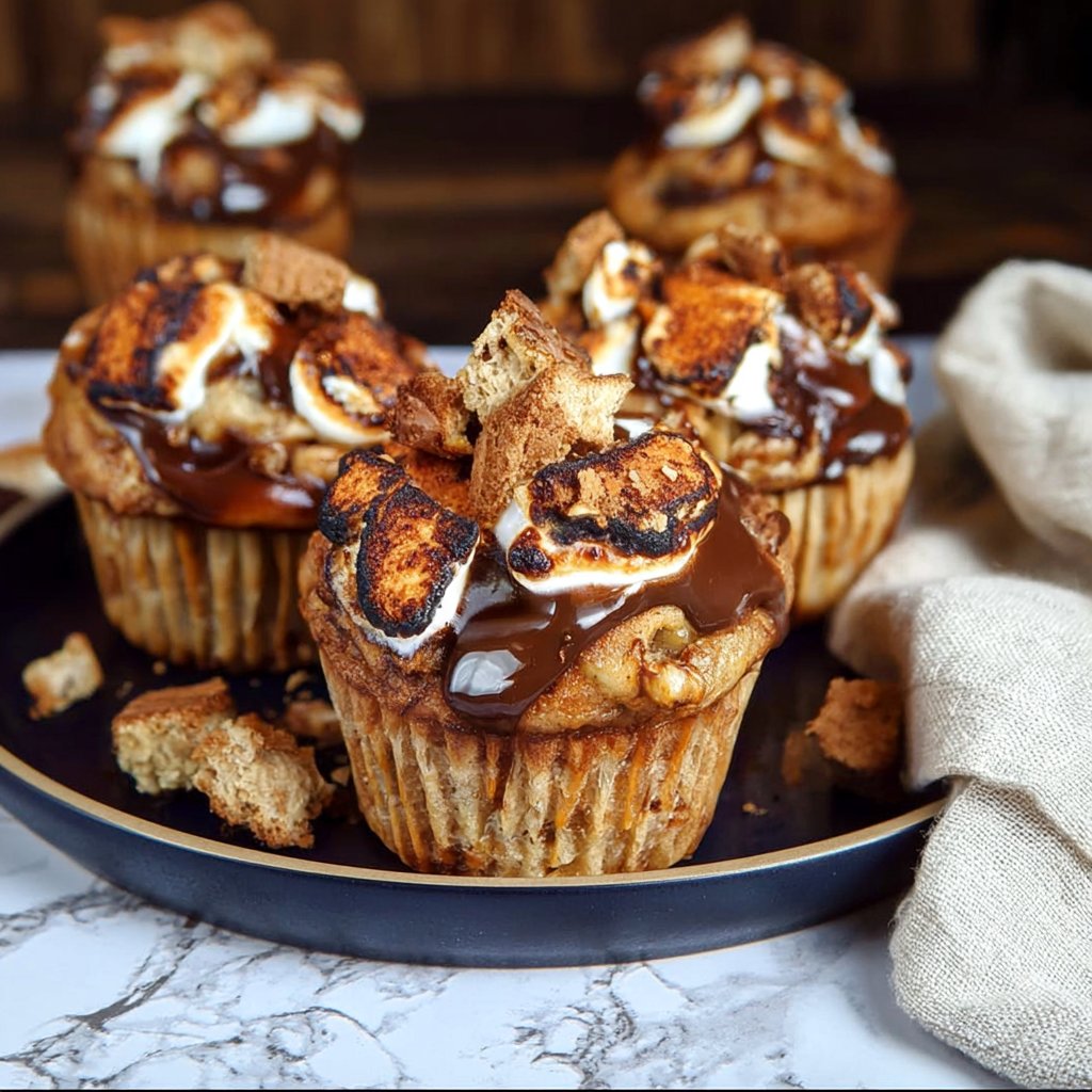Banana S'mores Muffins