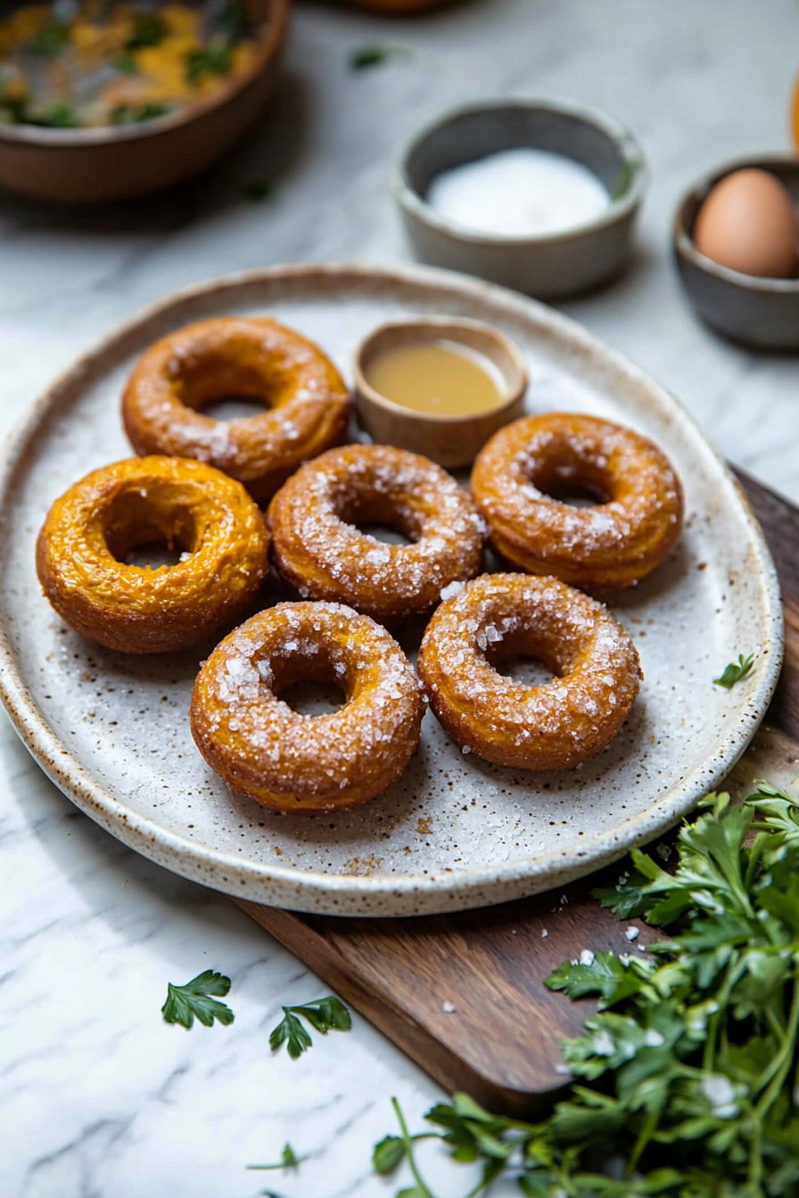 Gebackene Kürbisdonuts
